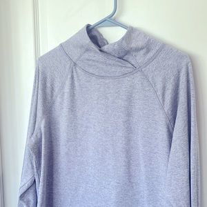 Apana heathered lavender colored long sleeve yoga sweatshirt. XL.